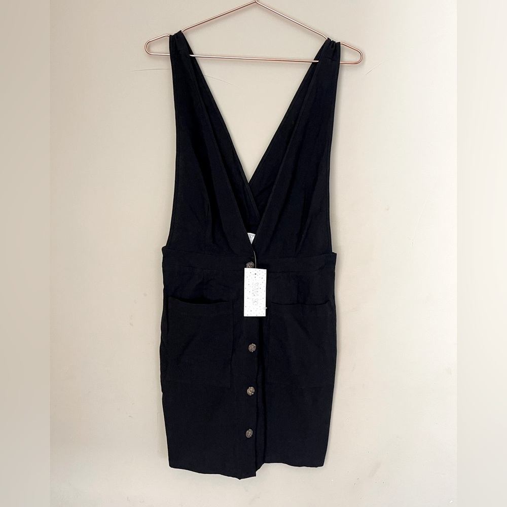 Sienna sky pinafore dress NWT size large